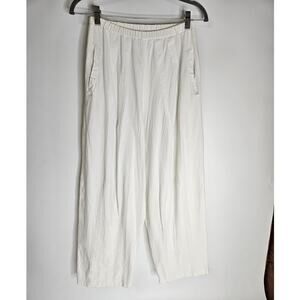 Ivan Grundahl Copenhagen White Pull On Pants Women's Size Medium Comfort Longe